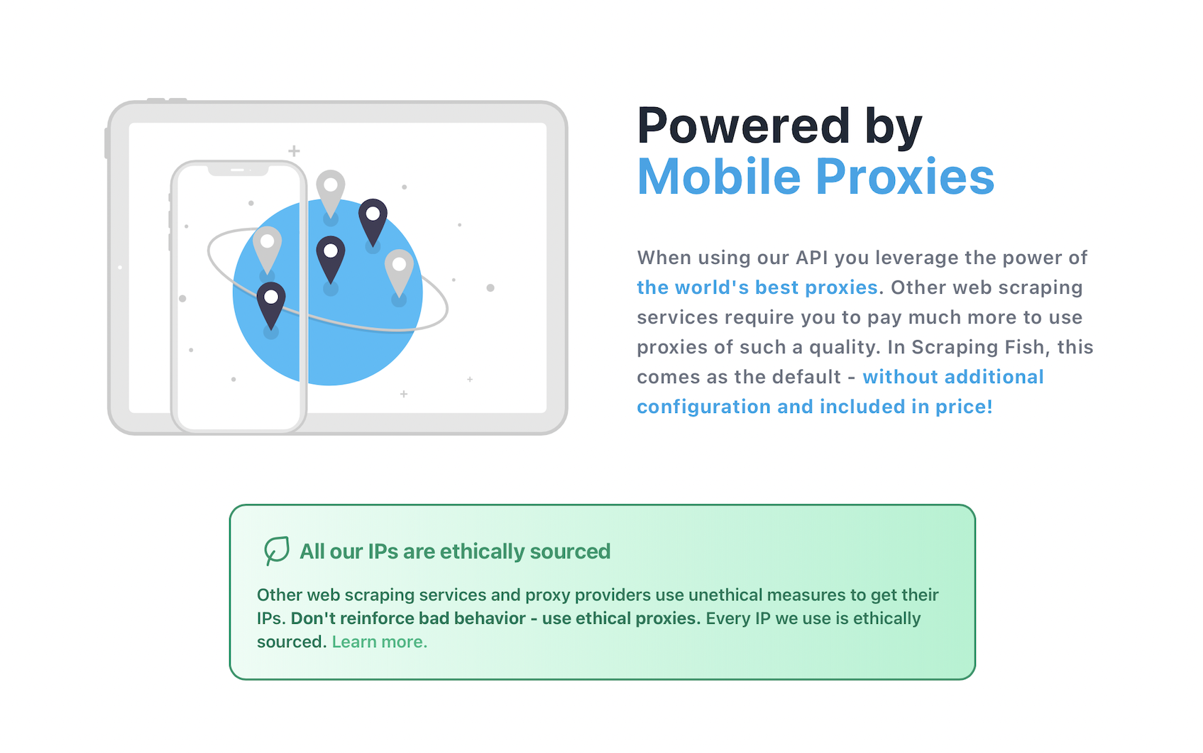 screenshot of Scraping Fish